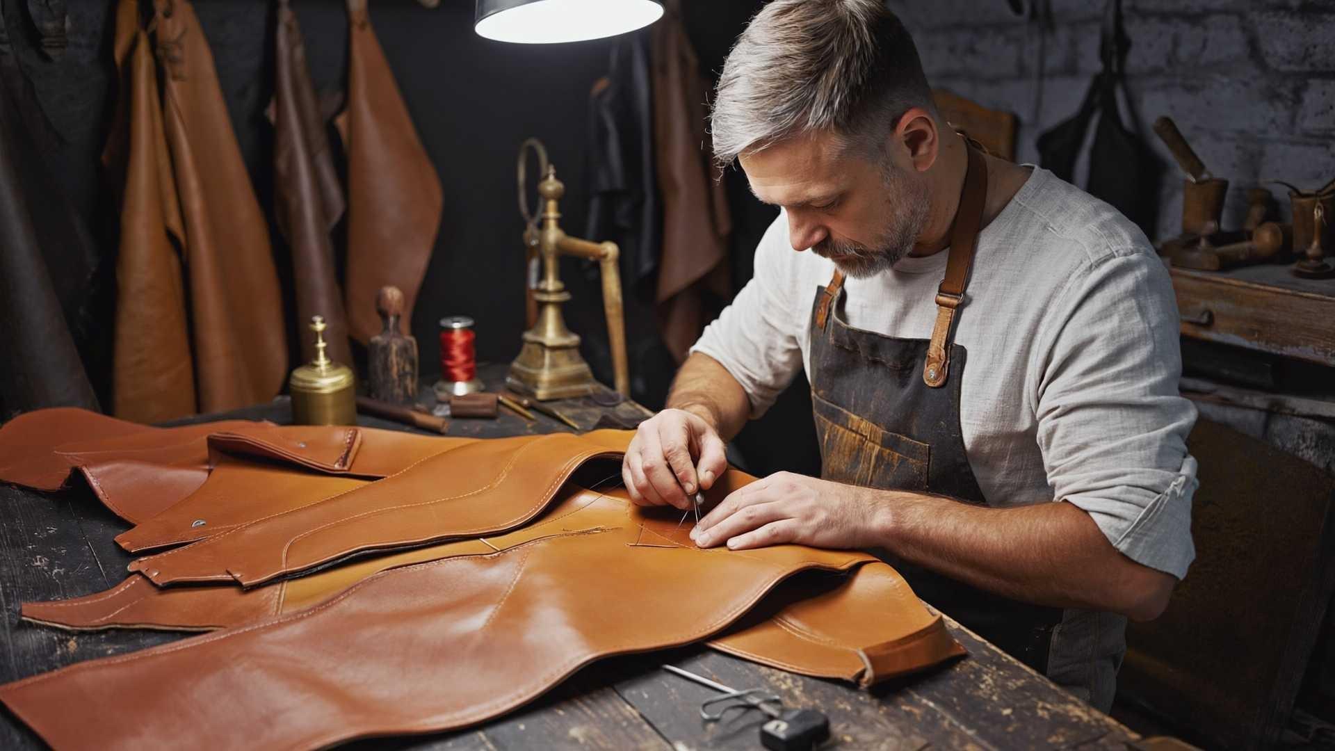 روش تشخیص چرم طبیعی گاوی
