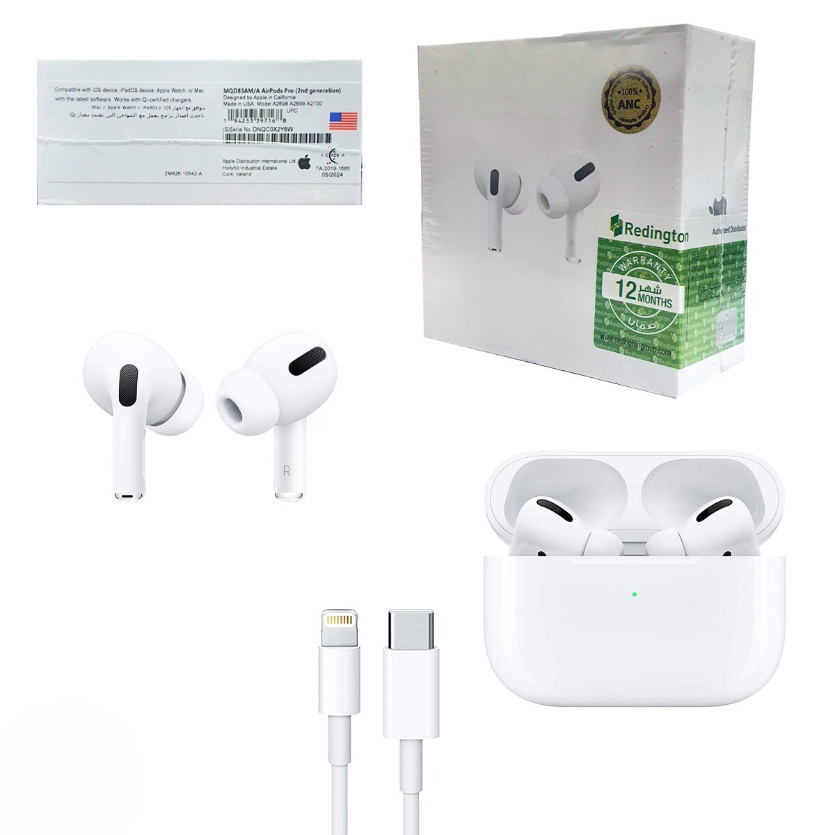 هدفون بی سیم AirPods Pro 2 با طراحی پرچم آمریکا