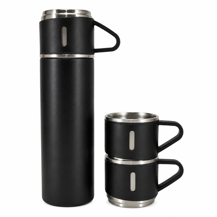 فلاسک سه کاپ کادویی vacuum Flask
