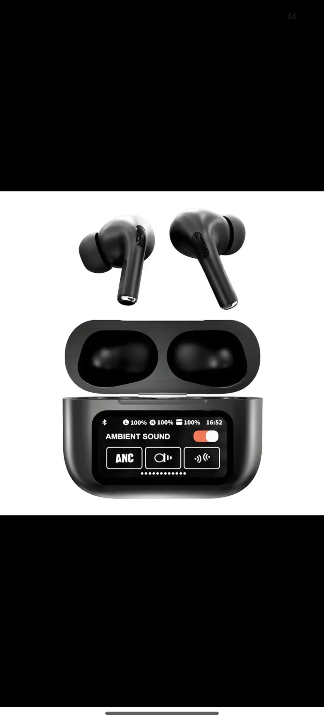  ایرپاد مانیتوردار A9 Pro با صفحه نمایش لمسی مشکی 