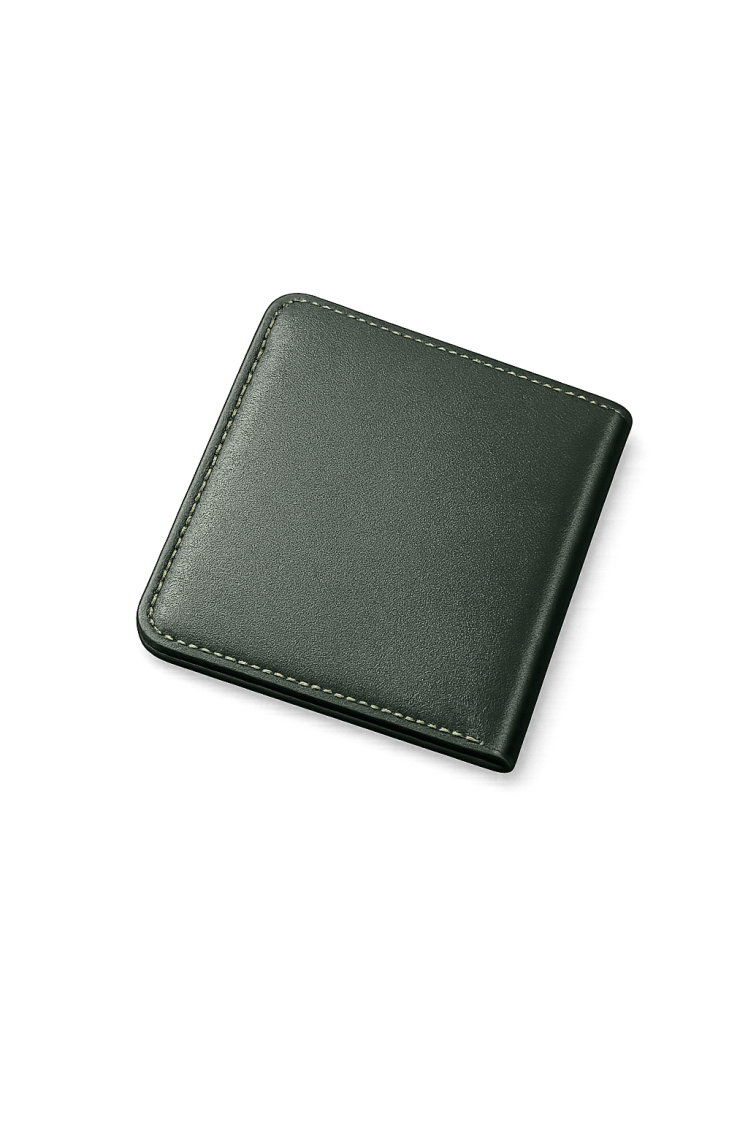 کیف پول چرم طبیعی گاوی رنگ مشکی