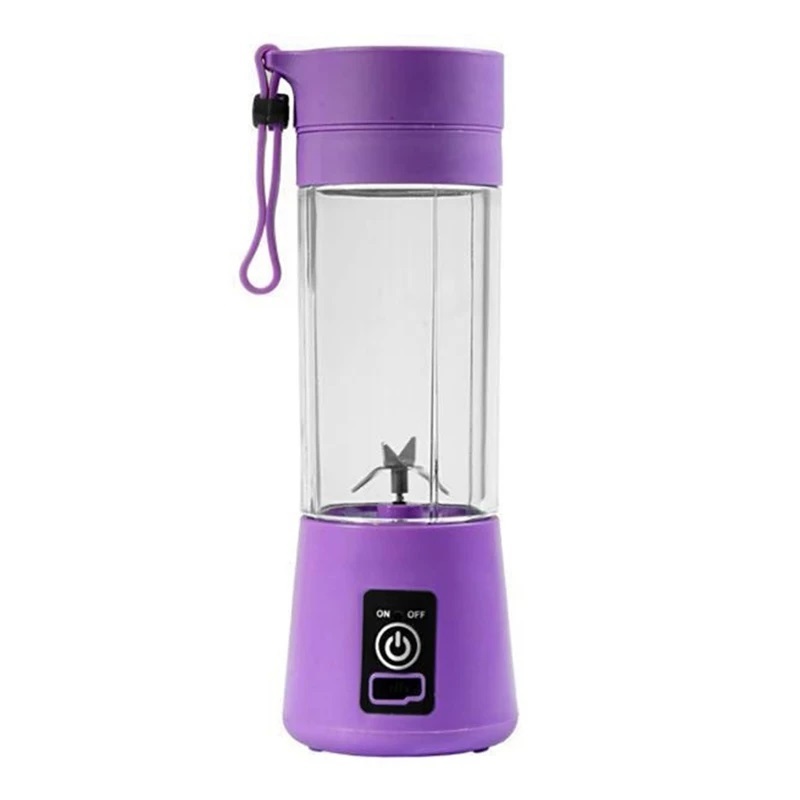 شیکر شارژی مدل HM-03 حجم 380 میلی لیتر بنفش