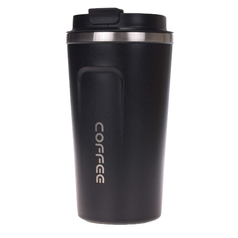  تراول ماگ کافی لیزری مدل coffee سایز 510 میلی لیتر ضد خش 